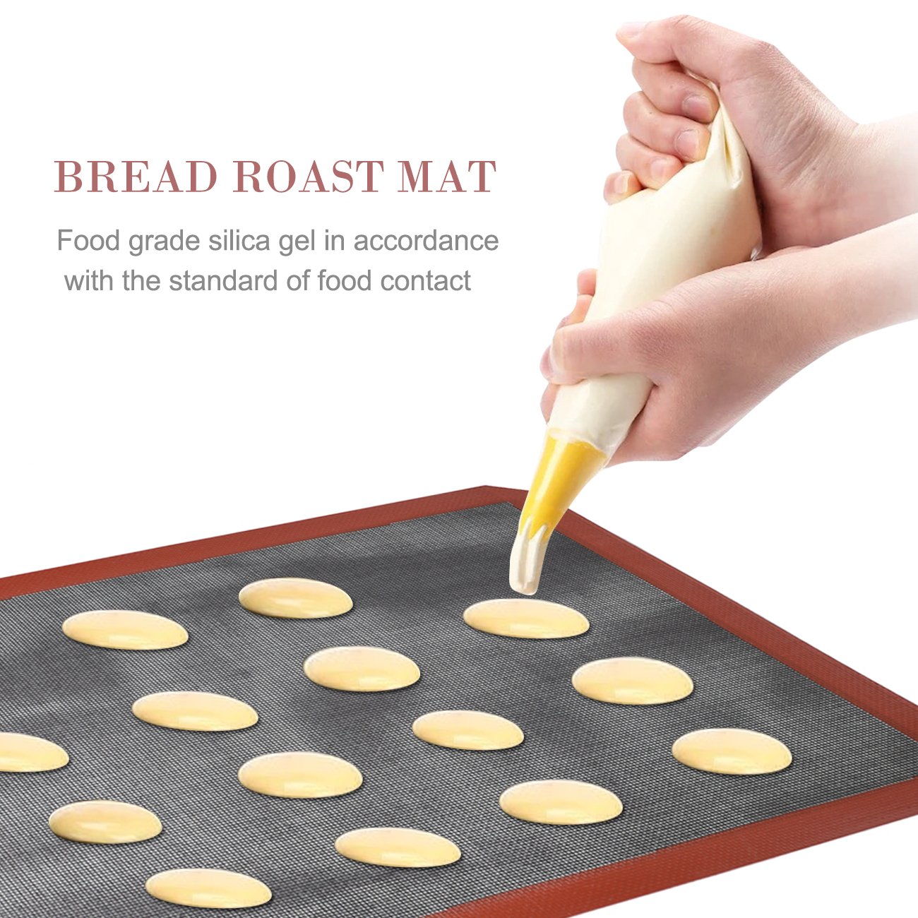 Glitz Star Silicone Bread Baking Mat Non Stick Oven Liner Perforated