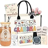 DOGMEM Grandma Gifts for Birthday Grandma Gift Set from Granddaughter Grandson Grandchildren Grandkids Birthday Gifts for Grandma