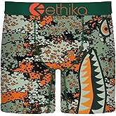 Ethika Men’s Mid Boxer Brief, 4-Way Stretch Performance Underwear - BMR Battle Tested
