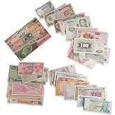 IMPACTO COLECCIONABLES Foreign Currency Collection - 50 World Currency Different Banknotes - Collectible Currency Foreign - Old World Currency Collection - Banknotes Collection (COA Included)