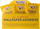 Bartoline All Purpose Wallpaper Adhesive 5 Roll Paste for All Wallpaper Types