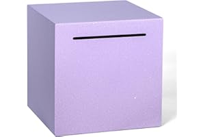 KOZSORT Piggy Bank for Adults Must Break to Open, Unbreakable Adults Piggy Bank Made of Stainless Steel, Metal Saving Bank (Purple, 4.72-inch)