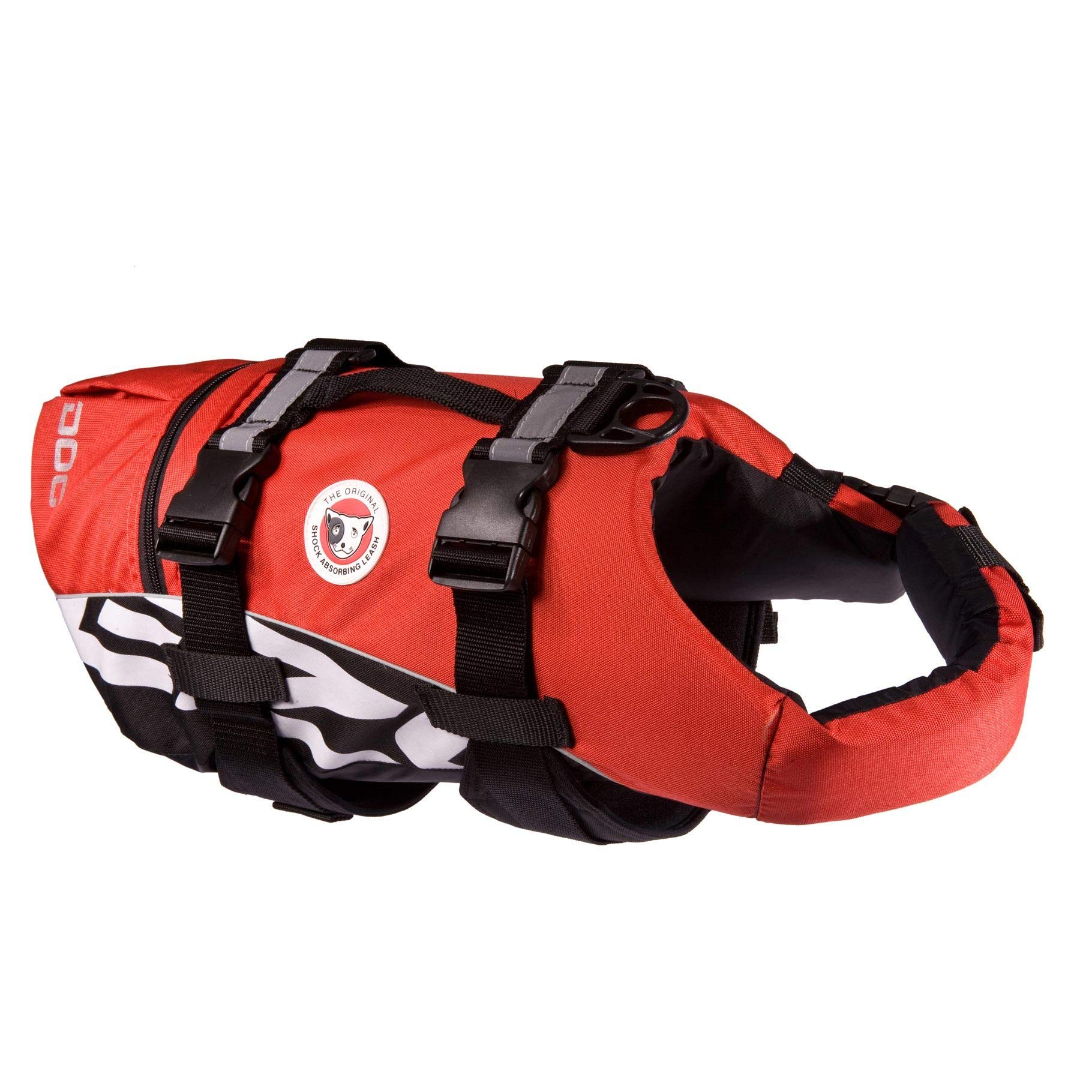 EZYDOG Micro DFD Life Jacket | Under 7KG Dog, Boating, Dog Friendly, Paddle Board, Superior Buoyancy, Mirco-Friendly, Rescue Handle, Lifejacket… (Red)