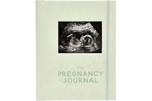 Pearhead Little Bundle of Joy Pregnancy Journal, Keepsake Pregnancy Memory Book with Sonogram Photo, First Through Third Trim