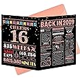 BGTCARDS 16th Birthday Card, 16th Birthday Decorations for Girls, 16th Birthday Gifts for Daughter, Back in 2009 Birthday Card, Rose Gold