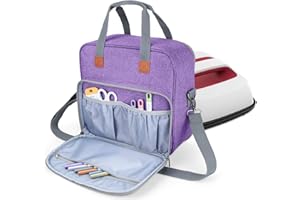 Luxja Carrying Case Compatible with Cricut Easy Press (9 inches x 9 inches), Tote Bag Compatible with Cricut Easy Press and S