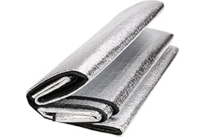 Hilarocky Aluminum Foil Camping Compact Mat Waterproof Cushion Tarp Foldable Outdoor Sleeping Mattress Insulated Tent Footpri