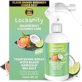 Locsanity Grapefruit Coconut &amp; Lime Moisturizing and Tightening Spray Mist w/Black Hawaiian Sea Salt - 8 fl oz: Hydrating &amp; Tightening Spray for Locs, Dreads, Braids, &amp; Natural Hair