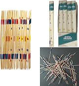 Mister Gadget Gigante Mikado Game 41pc Wooden Jumbo Pick Up Sticks 37.9cm view 2
