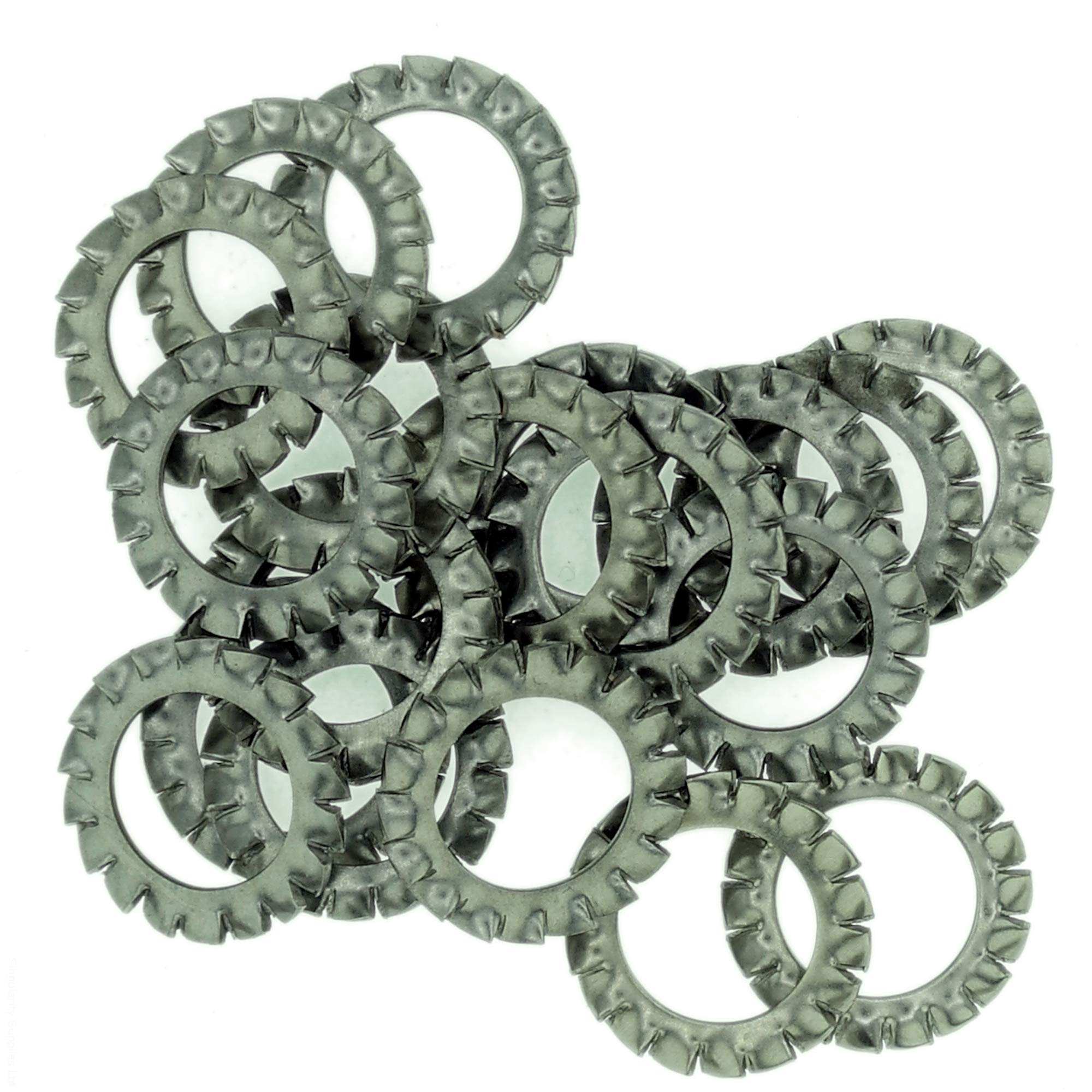 M8 (8mm) Shakeproof Washer (External Serrated) - Stainless Steel (A2) (Pack of 20) โ image 1