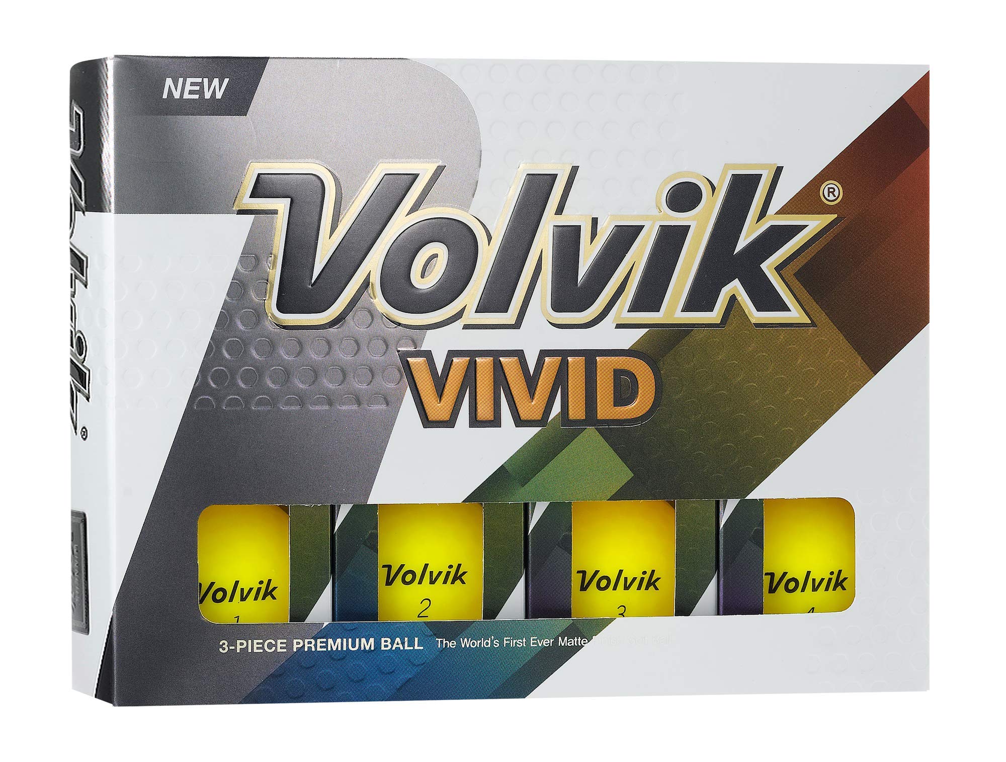 Volvik Vivid Golfball Yellow