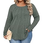 Anymiss Winter Plus Size Tops for Women 2026 Spring Sweaters Long sleeve Tshirts L-5XL