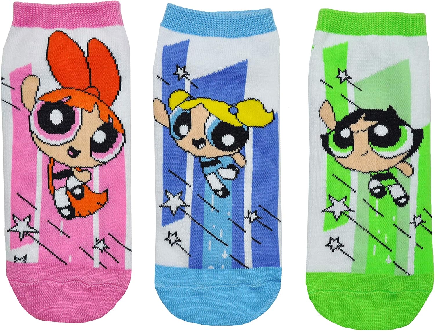 Powerpuff Girls Socks Costume (3 Pair) (Women) Bubbles