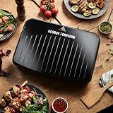 George Foreman Large Fit Grill 2400W Black Non Stick Easy Clean Drip Tray view 7