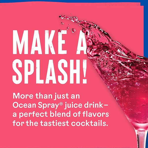 OCEAN SPRAY® COSMOPOLITAN COCKTAIL MIXER, DRINK MIXER MADE WITH REAL FRUIT JUICE, 32 FL OZ BOTTLE