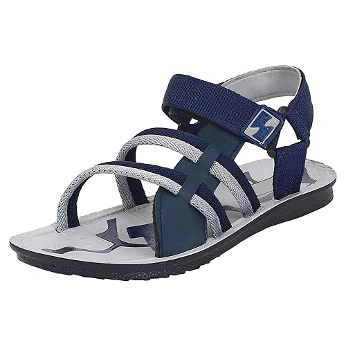 grey blue sandals