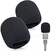Pop Filter for Rode Wireless Go 2 - Rode Wireless Mic Cover Compatible with Rode Wireless Pro, Improving Sound Quality,Pop Filter for Rode Wireless Go,Rode Wireless GO 2,Wireless Pro for SUNMON(2PC)