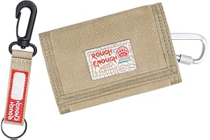 RE ROUGH ENOUGH Rough Enough Kids Wallets for Teen Boys Teenage in Classic Canvas Teen Boy Gifts
