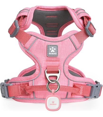 No-Pull Dog Harness With Multi-Function Leash - Reflective Step-in Escape Proof Harness For Small Dogs & Puppies