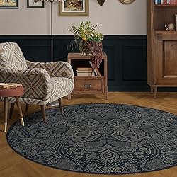 RUGGABLE x Iris Apfel Round Rug - Perfect Geometric
