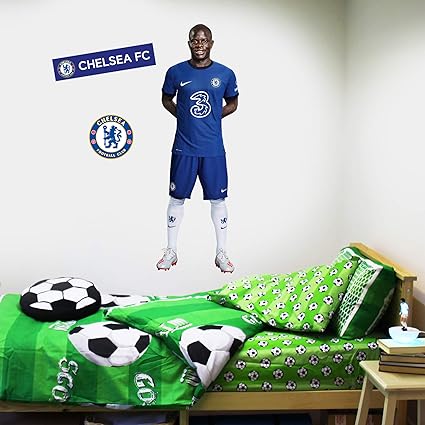 Beautiful Game N Golo Kante Chelsea Fc 20 21 Official Wall Mural Sticker Chelsea Decal Set Vinyl Poster Print Mural 120cm Height Amazon Co Uk Kitchen Home
