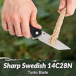 CIVIVI Brazen Folding Knife, Button Lock Pocket