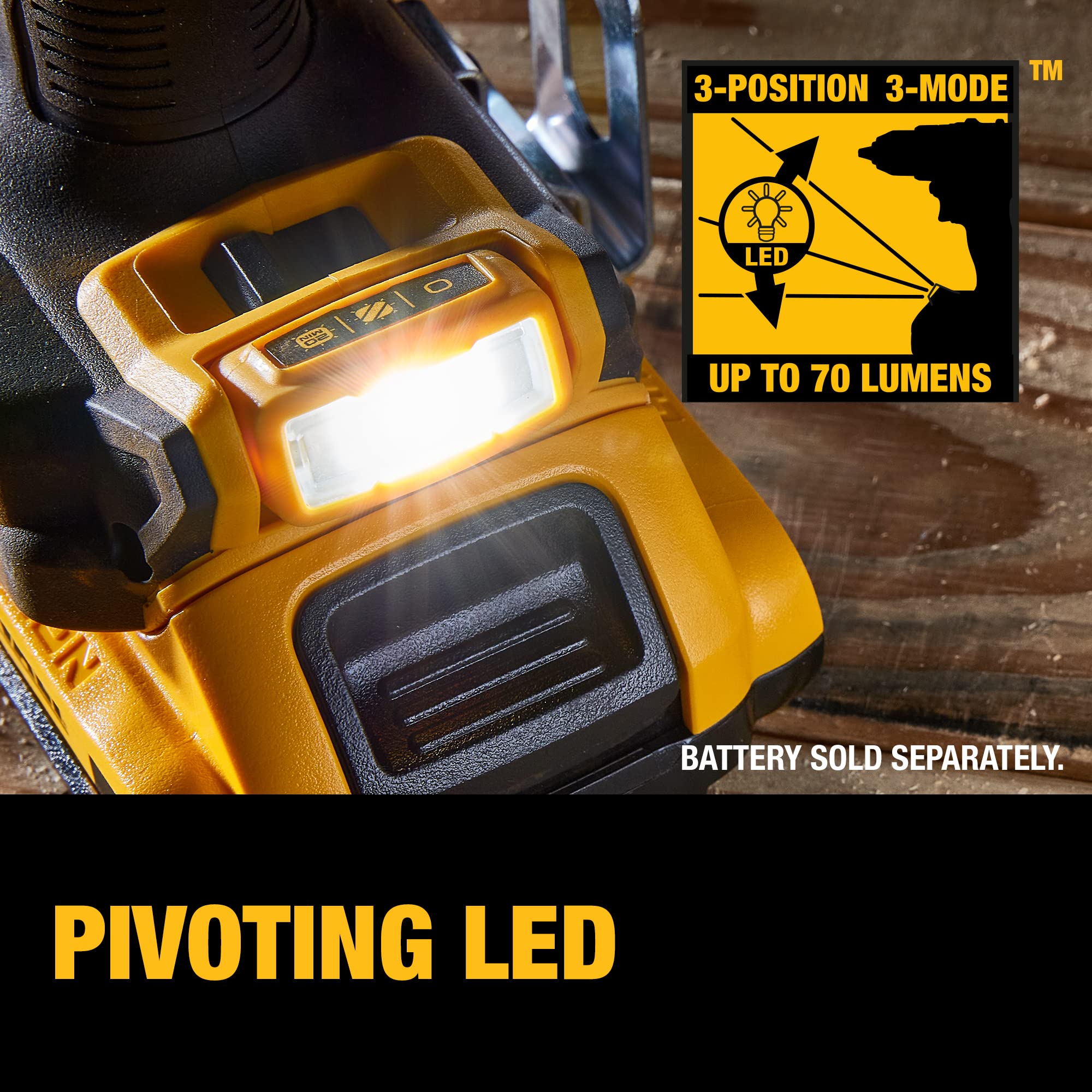 DEWALT 20V MAX XR Cordless Drill/Driver, 1/2-in, Bare Tool Only (DCD800B)
