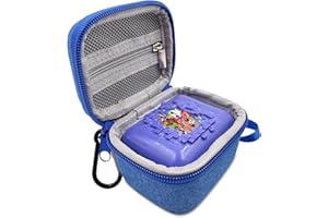 XCIVI Hard Carrying EVA Case for Bitzee Interactive Toy Digital Pet with 15 Animals Virtual Electronic Pet, Protective Storage Accessory Compatible with Bitzee 3D Interactive Pets React to Touch (Blue)