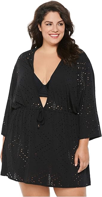 dotti plus size swim cover up
