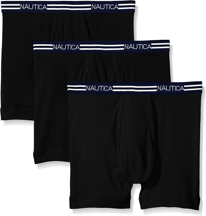 Nautica Men's 3Pack Boxer Brief Amazon.ca Clothing, Shoes & Accessories
