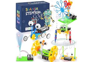 Science STEM Toys for Kids 6-8 8-10, Robot Toy Gifts for 6 7 8 Year Old Boys Girls Gifts, Crafts Science Kits for Kids 6-8, S