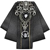 Rzmtaol Bow Ties for Men Women, Pre-tied Bowties Men with Rhinestone Ribbon Womens Bowtie for Wedding, Banquet, Party, Prom