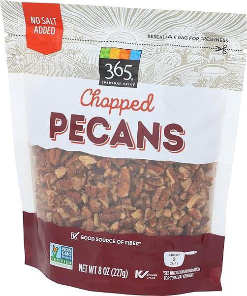 365 EVERYDAY VALUE, PECANS, CHOPPED, 8 OZ