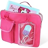Annmore Bag compatible with LEXiBOOK Educational and Bilingual Laptop, Pink