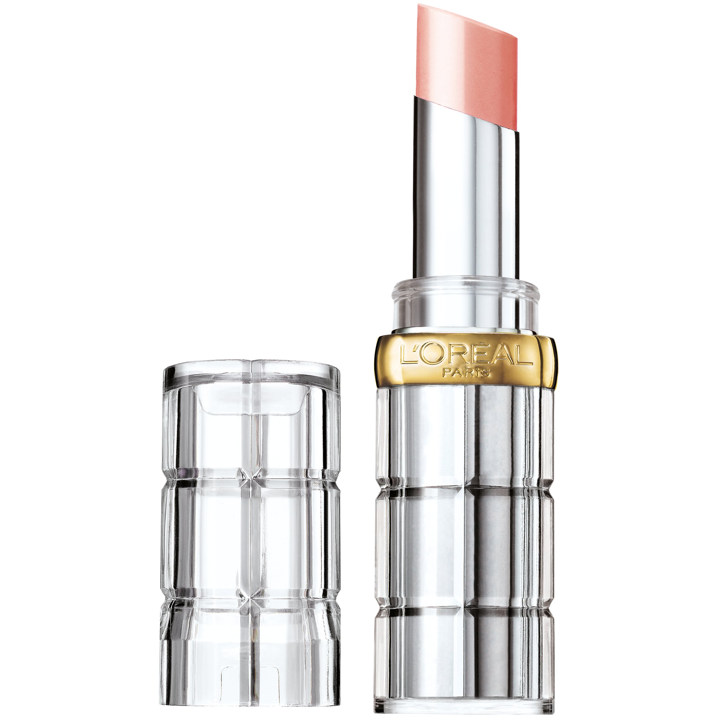 L'Oreal Paris Makeup Colour Riche Shine Lipstick, Shining Peach, 0.1 oz