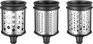 KitchenAid Raspel- und Reibenpaket für die KitchenAid Küchenmaschine, passend für den neuen Gemüseschneider