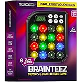 Croove Brain Teasers & Memory Game, 6 Fun Games for Kids, Cool Stocking Stuffers Toys, Unique for Teens, Best Activities for Boy, Gift Ideas for Boys & Girls Ages 6-8 9 10 11+ Year Old
