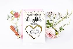 Bridesmaid Proposal Card for Future Daughter