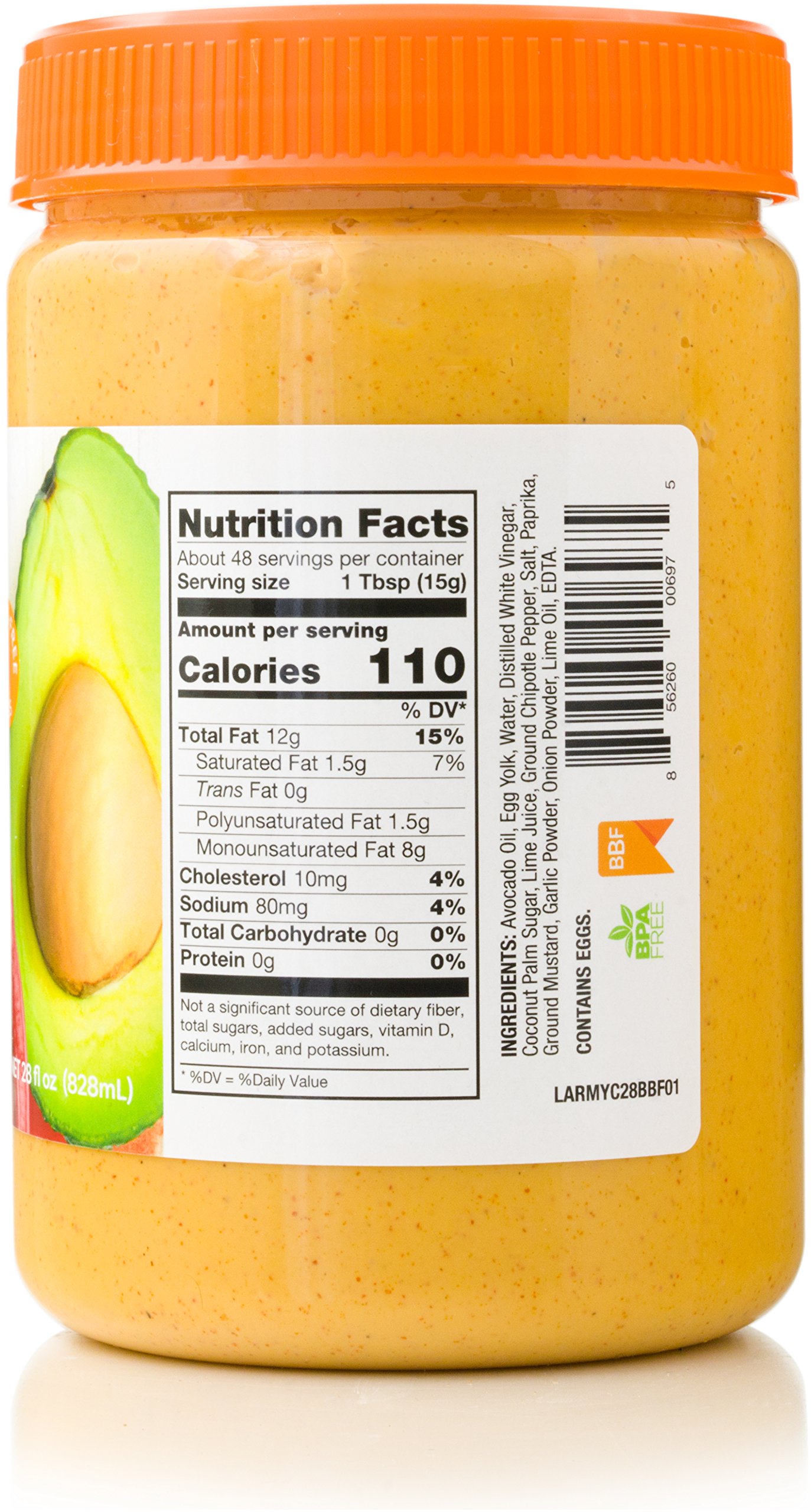 BetterBody Foods Avocado Oil Mayonnaise With Chipotle Lime 28oz