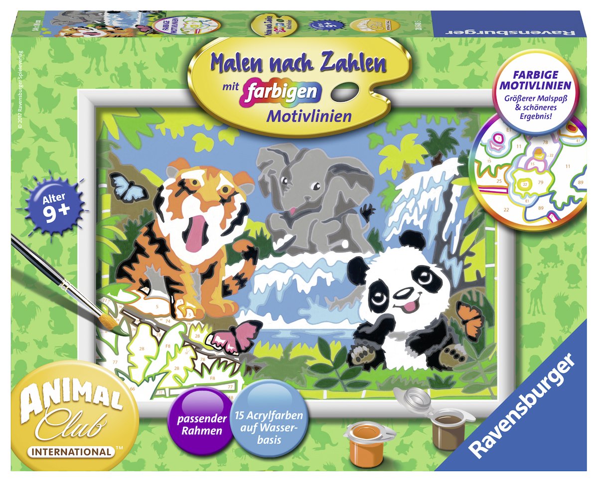 Ravensburger Painting by Numbers 28648 in the Jungle