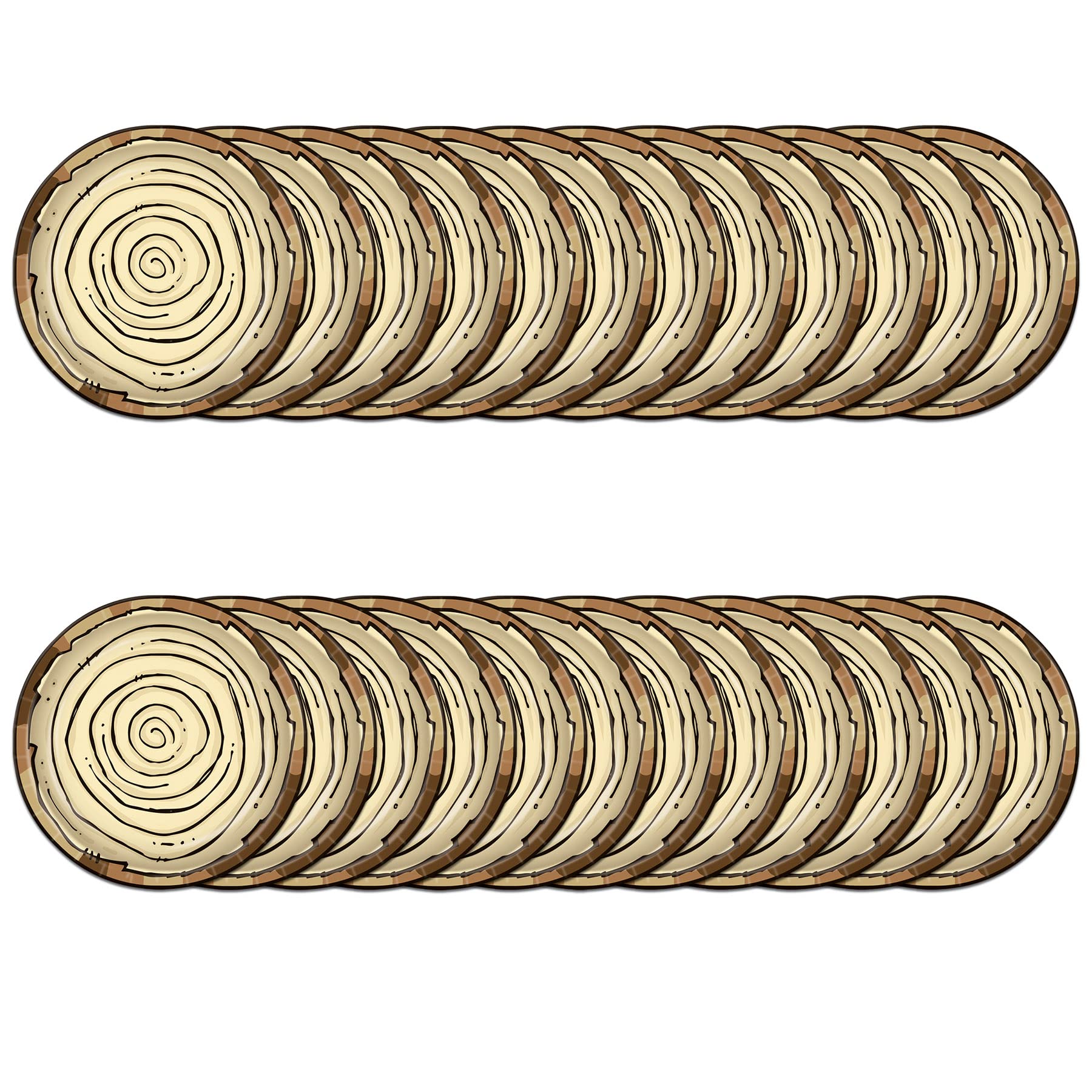 Beistle 24 Piece Woodland Friends Plates, 9", Multicolor