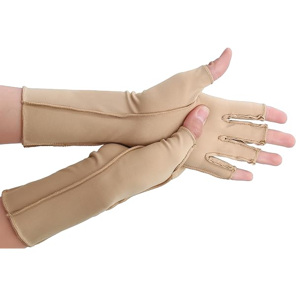 thumbnail image 2 of 2-Pairs Copper Compression Gloves For Arthritis Pain Relief - Full Finger Support For Men & Women 2 of 11