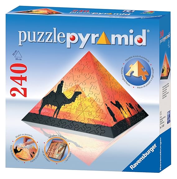 Buy Ravensburger Sunset in The Desert Pyramid Puzzle (240