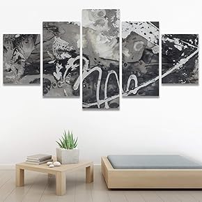 SIGNWIN 5 Panel Canvas Wall Art Decorative Elements...