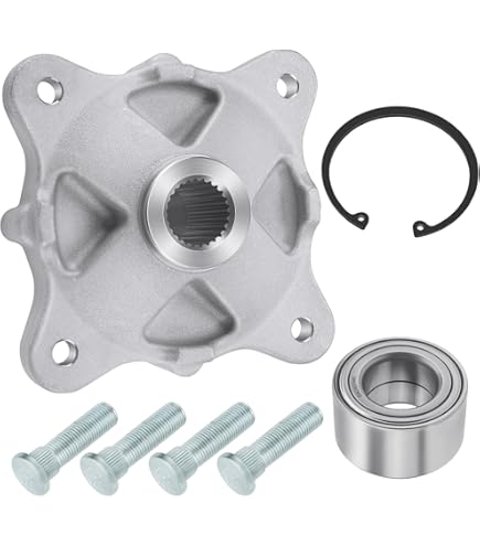 Rear Wheel Hub Bearing Studs Brake Rotor Kit For Polaris Ranger 900 1000 Diesel 570