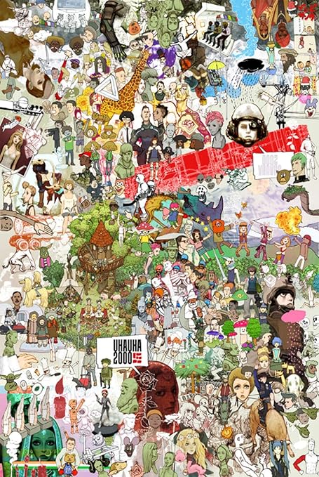 Amazon 00ピースジグソーパズルジグソーパズル大人のジグソーパズルゲーム子供のための家族減圧ゲーム アニメタウン ジグソーパズル おもちゃ