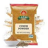 Laxmi All-Natural Dried Cumin Powder - 14 Ounce | Authentic Indian Origin, Fresh Ground Cumin With Warm, Earthy Flavor For Curries, Chili, Rice, Soups &amp; Everyday Home Cooking