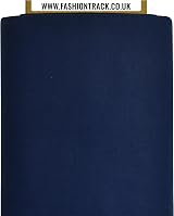 FT Fashion Track Navy Cotton Fabric by the Metre UK 58in 147.5cm 100% Cotton view 3