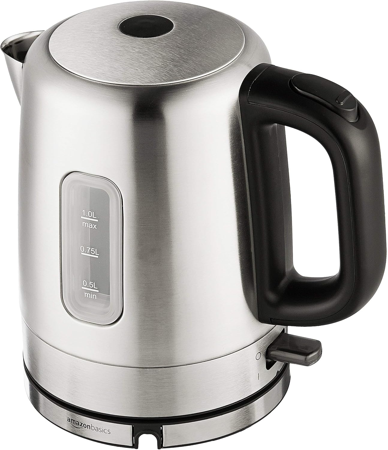 AmazonBasics Stainless Steel Electric Kettle - 1-Liter (Renewed)