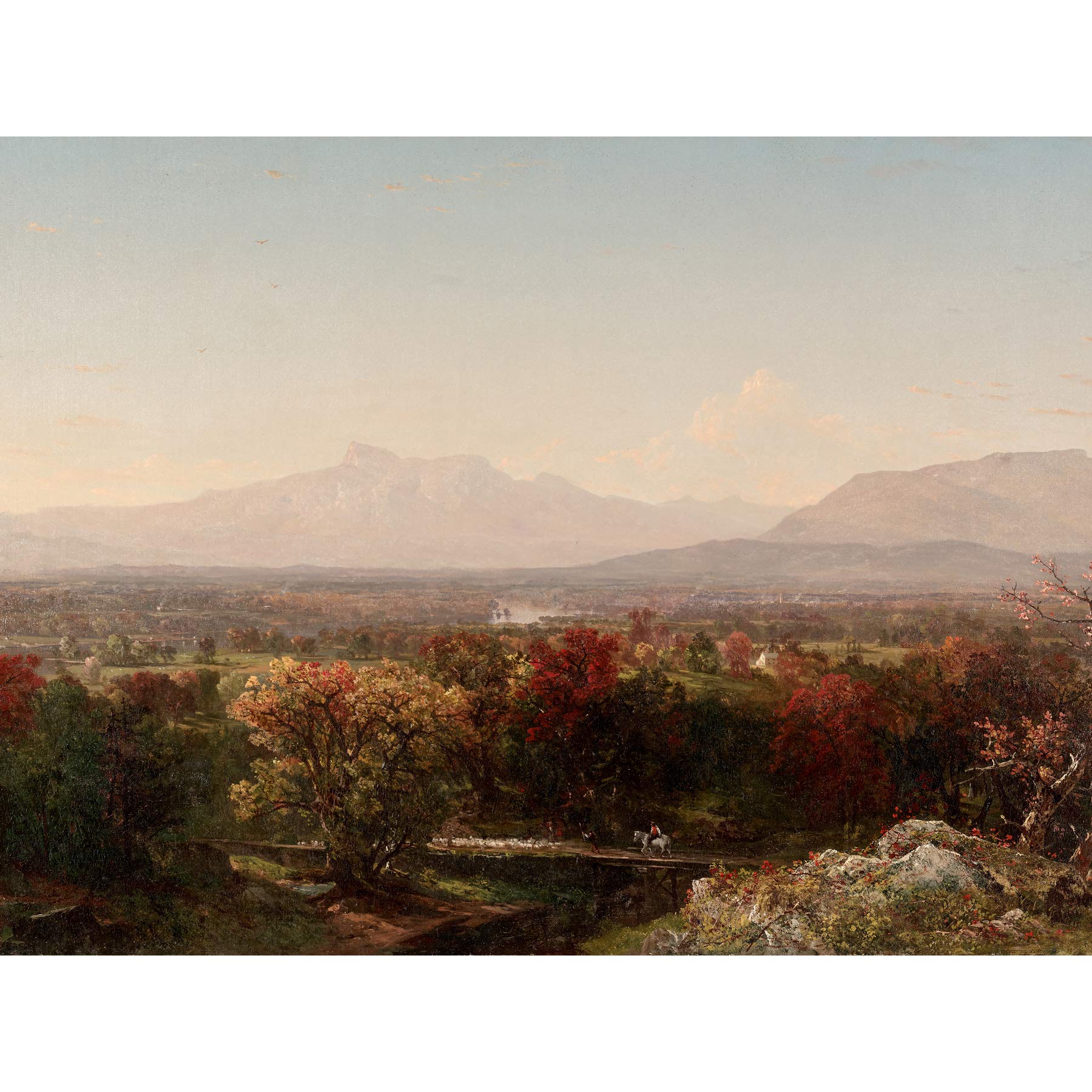 Artery8 Kensett An October Day White Mountains Large Wall Art Poster Print Thick Paper 18X24 Inch